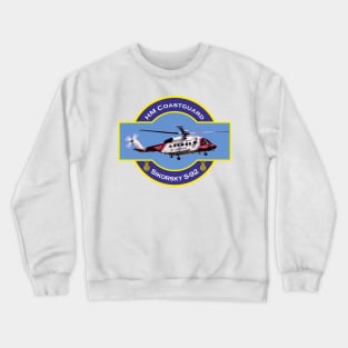 HM Coastguard search and rescue Helicopter, Crewneck Sweatshirt